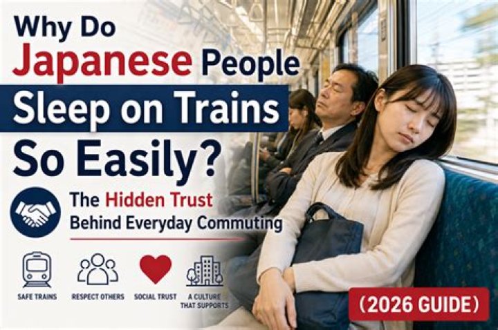 Why do Japanese people sleep in public?