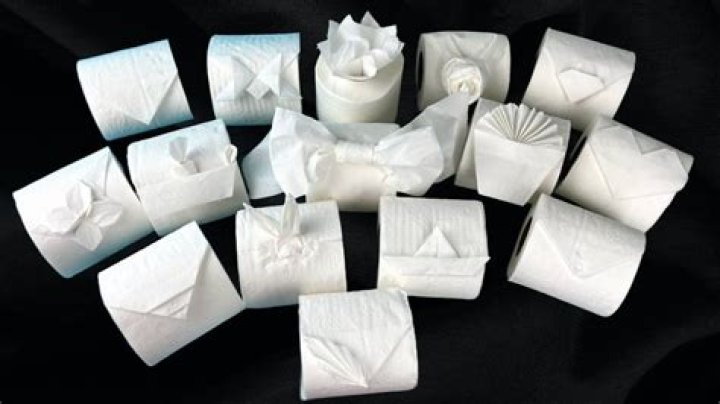 Why do men fold their toilet paper?
