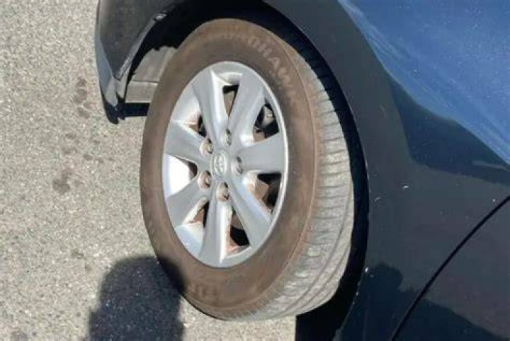 Why do my new tires look brown?