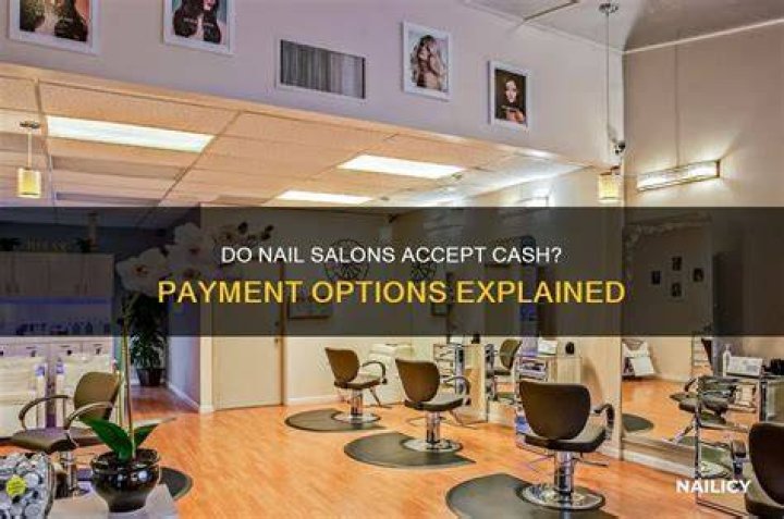 Why do nail salons ask for cash?