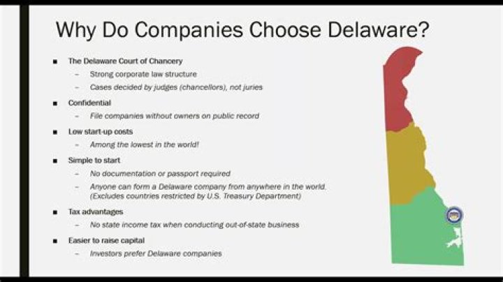 Why do people create companies in Delaware?