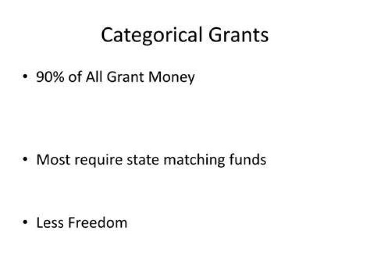 Why do states dislike categorical grants?