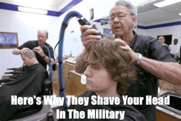 Why do they shave your head in basic training?