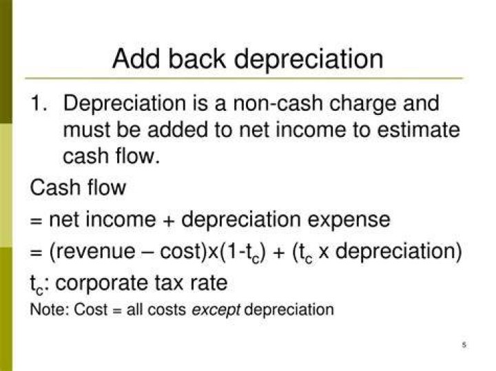 Why do we add back depreciation and amortization?