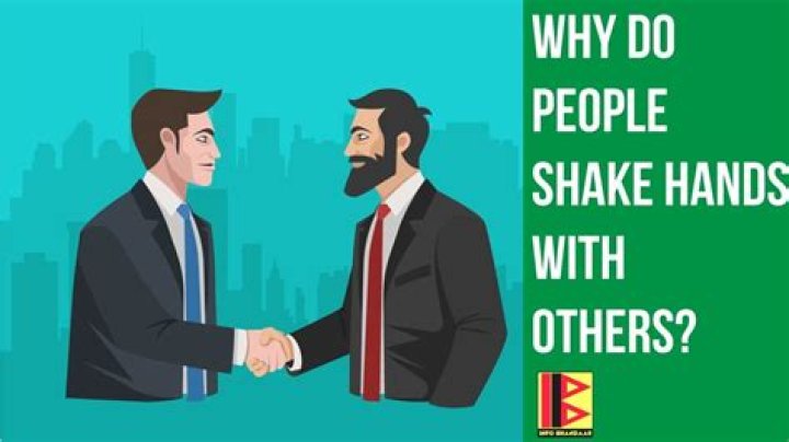 Why do we shake hands with our right hand?