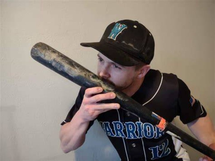 Why does a baseball player smell his bat?