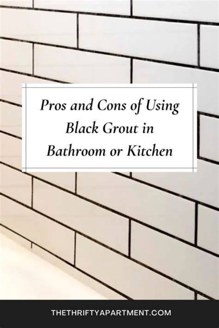 Why does bathroom grout turn black?