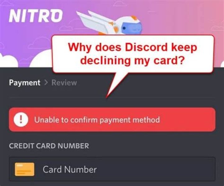 Why does Genshin keep declining my card?