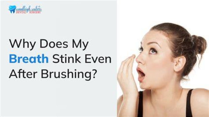 Why does my breath stink after making out?