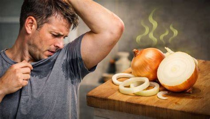 Why does my cleavage smell like onions?