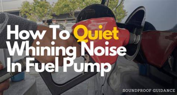 Why does my fuel pump make noise?