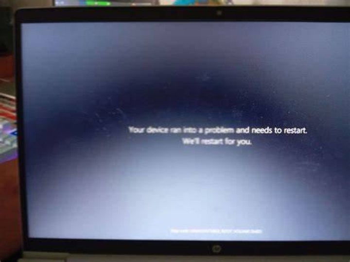 Why does my PC says it ran into a problem and needs to restart?