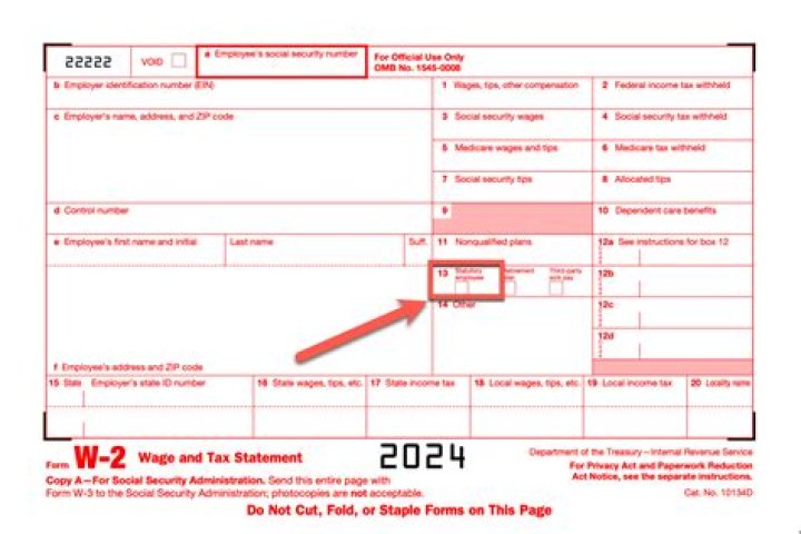 Why does my W-2 have nothing in Box 2?