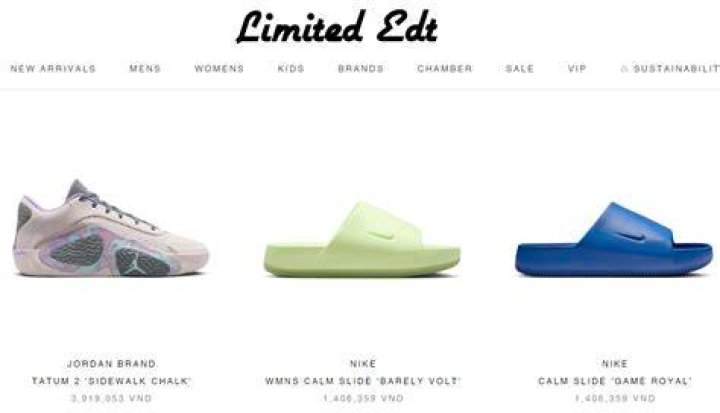 Why does Nike sell limited shoes?
