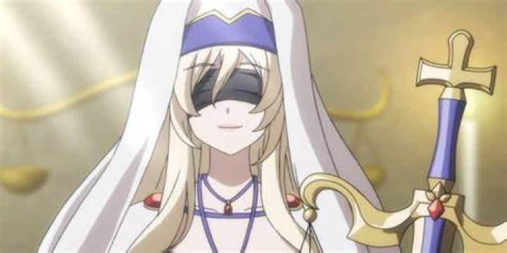 Why does Sword Maiden cover her eyes?