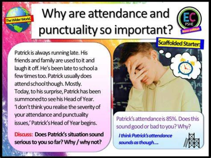 Why is attendance and punctuality important?