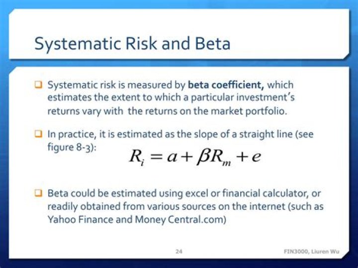 Why is beta systematic risk?