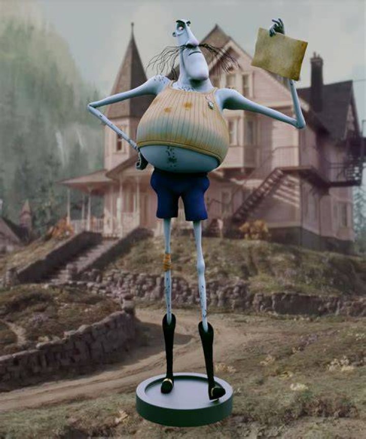 Why is bobinsky blue in Coraline?