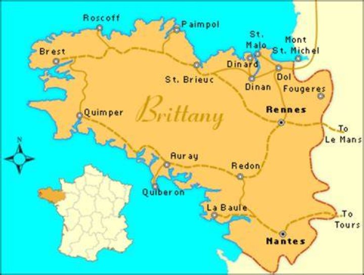 Why is Brittany in France called Brittany?