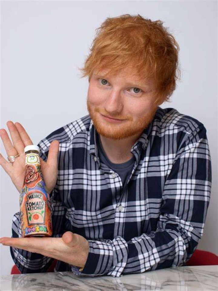 Why is Ed Sheeran on ketchup?