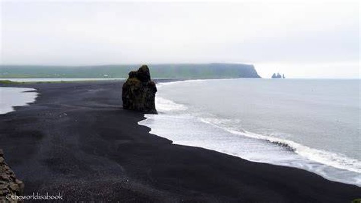 Why is Iceland's sand black?