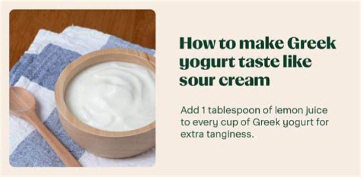Why is it a good idea to use yogurt instead of sour cream in a recipe?