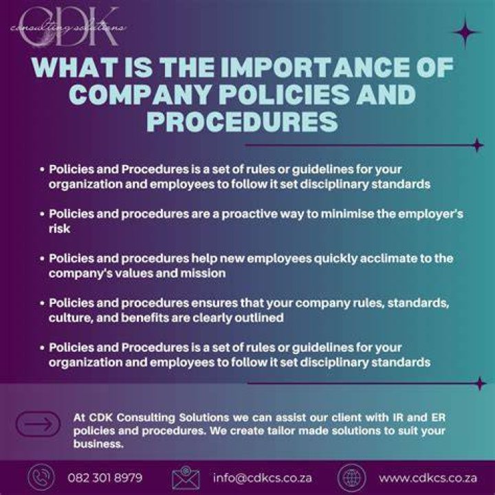 Why is it important for a company to have policies and procedures about customer interactions?