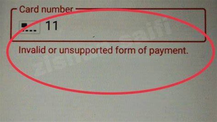 Why is it saying my card info is incorrect?