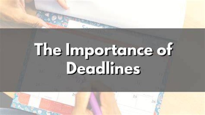 Why is it so important to check for deadlines?