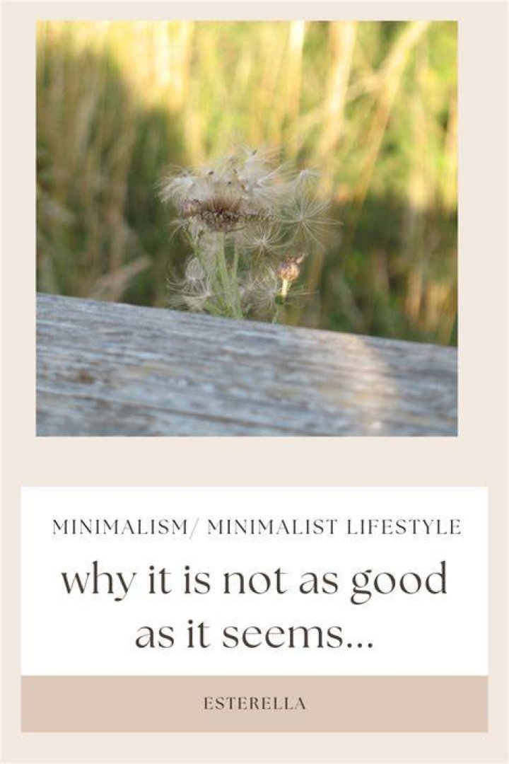 Why is minimalism not good?