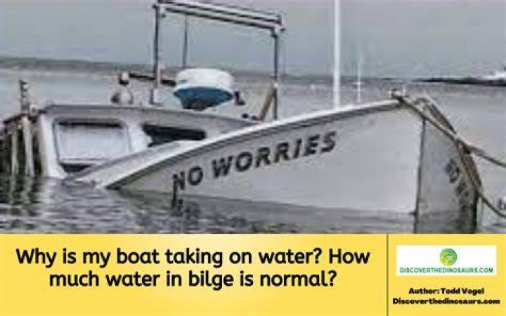 Why is my boat taking in water?