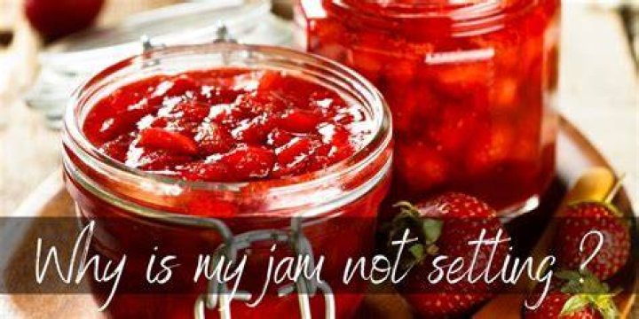 Why is my jam not thickening?