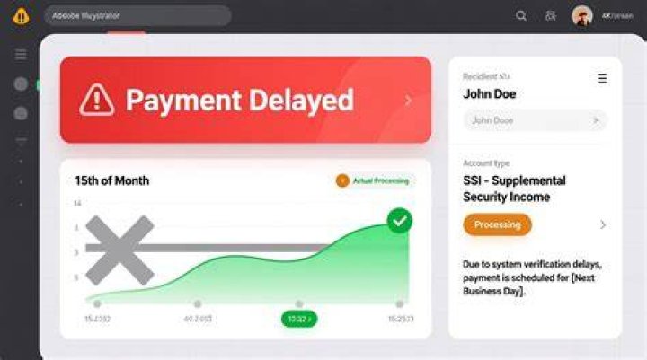 Why is my SSI check late this month?