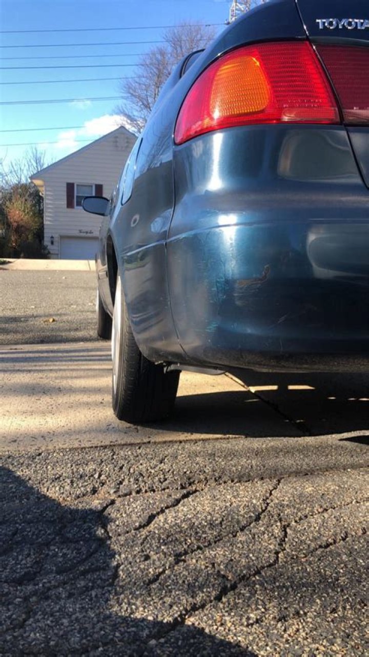 Why is my tire slanted outward?