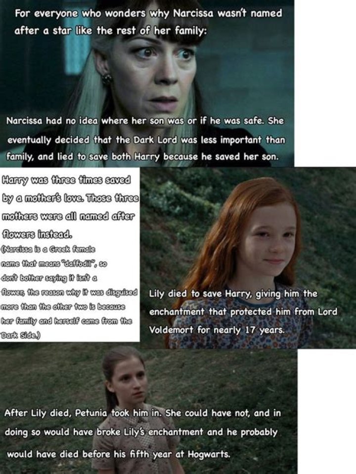Why is Narcissa not named after a star?