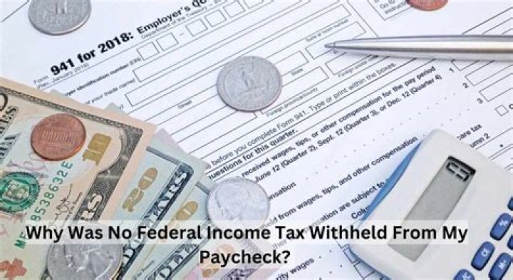 Why is no income tax withheld from my paycheck?