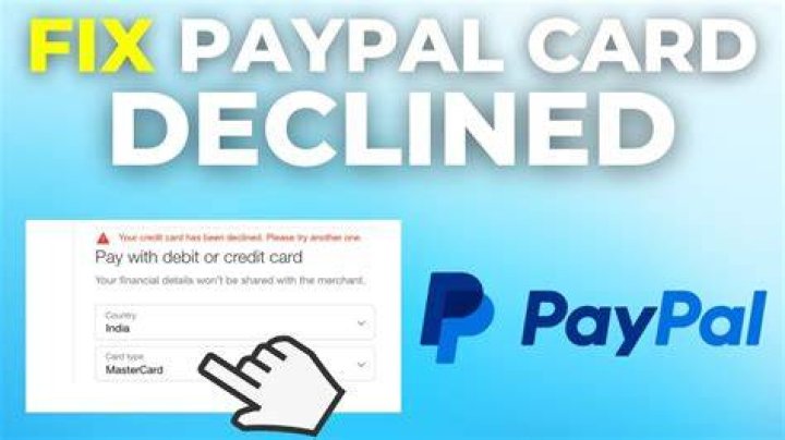 Why is PayPal declining my purchase?
