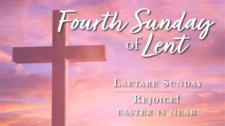 Why is the 4th Sunday of Lent pink?