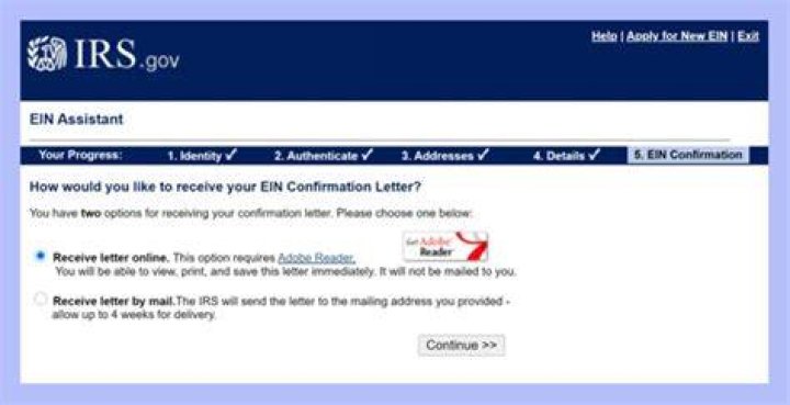 Why is the IRS EIN website not working?