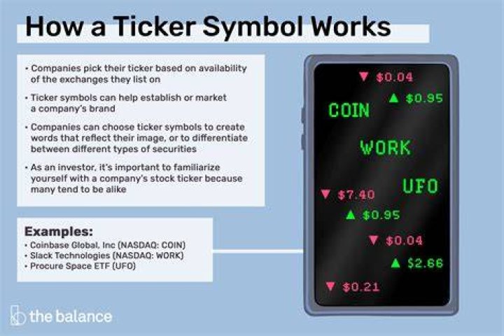 Why is the ticker symbol important?