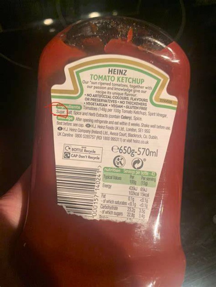 Why ketchup is unhealthy?