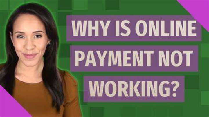 Why online payment is not working?