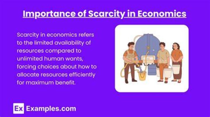 Why scarcity is a fundamental problem in economics?