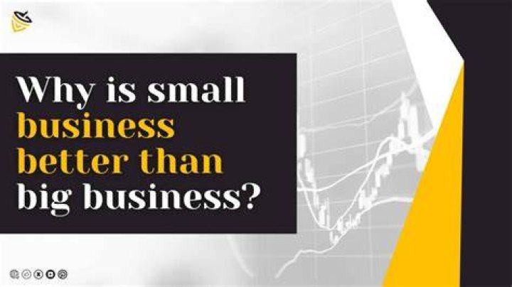 Why small businesses are better than big ones?