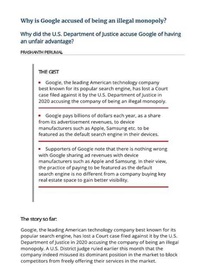 Why was Microsoft accused of being a monopoly?