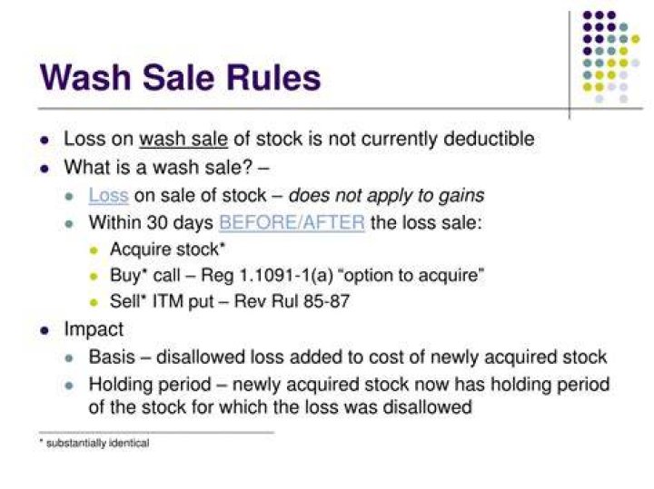 Why wash sale is bad?