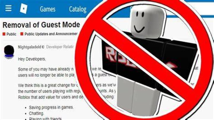 Why were guests removed from Roblox?