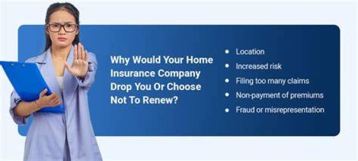 Why would a home insurance company drop you?