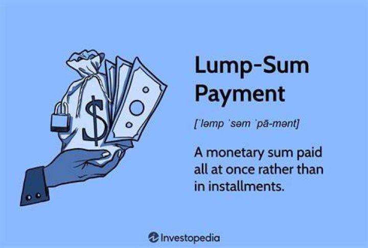 Why would a retiring employee accept a lump sum payment from the employer instead of ongoing pension payments?