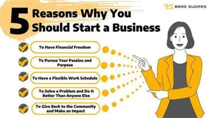 Why would an individual want to start a business?